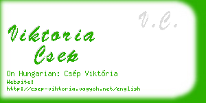 viktoria csep business card